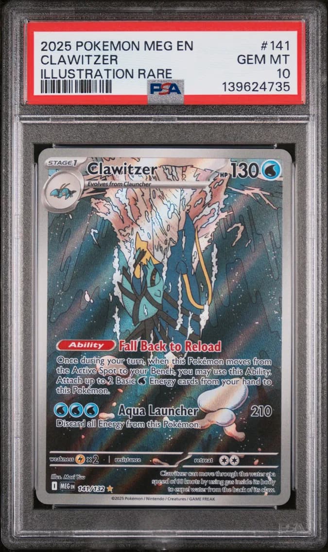 Clawitzer, Mega Evolution, PSA 10
