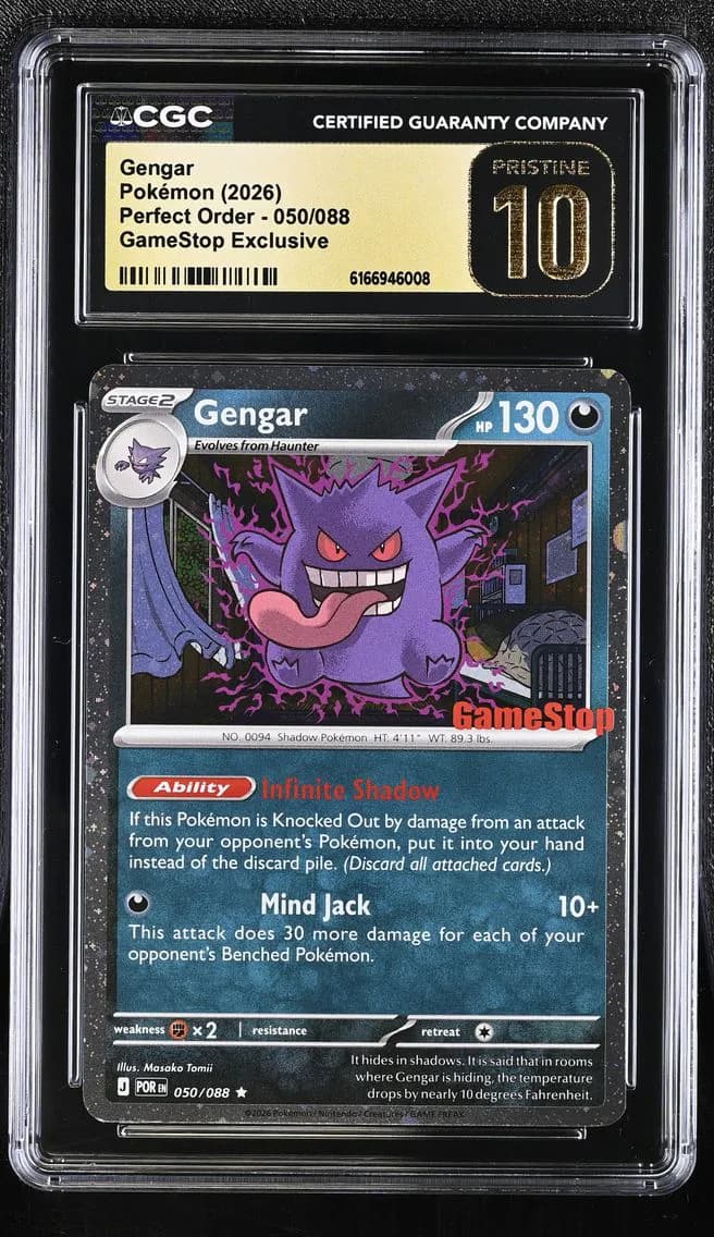 Gengar, Perfect Order, CGC 10