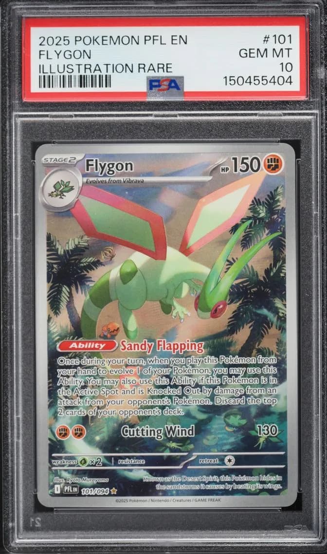 Flygon, Phantasmal Flames, PSA 10