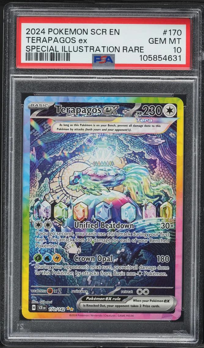Terapagos EX, Stellar Crown, PSA 10
