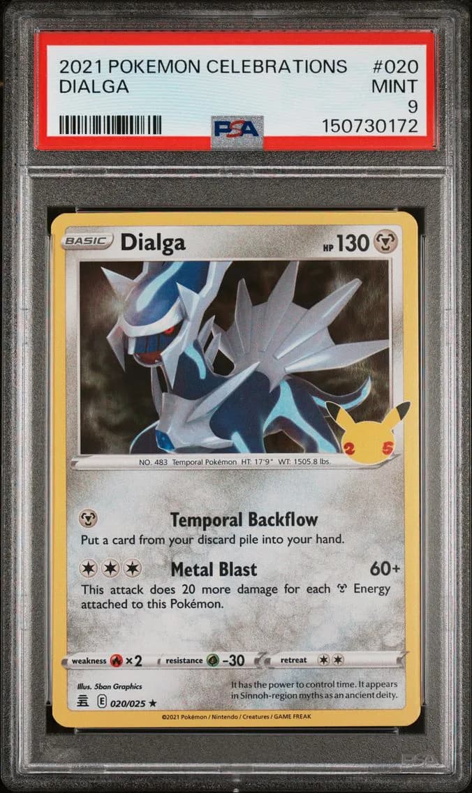 Dialga, Celebrations, PSA 9