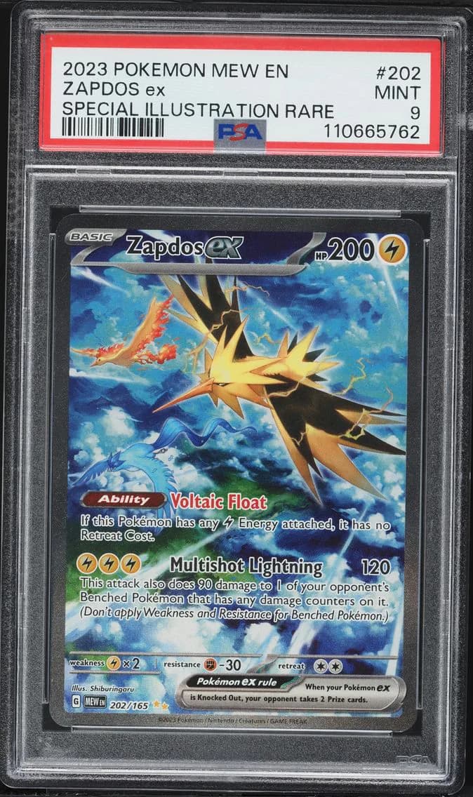Zapdos EX, 151, PSA 9