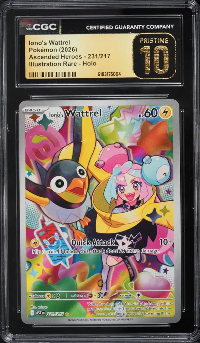 Iono's Wattrel, Ascended Heroes, CGC 10