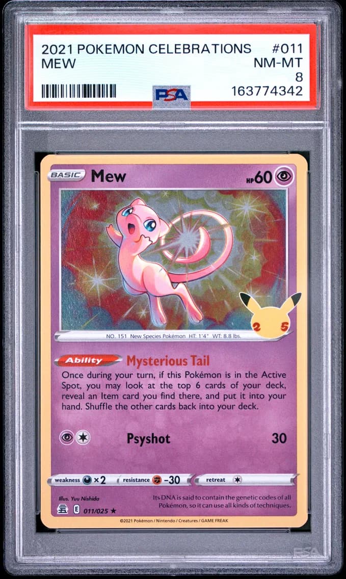 Mew, Celebrations, PSA 8