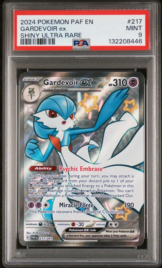 Gardevoir EX, Paldean Fates, PSA 9