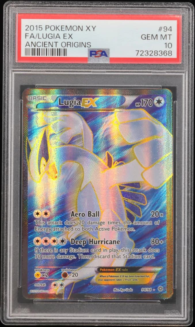 Lugia EX, XY Ancient Origins, PSA 10