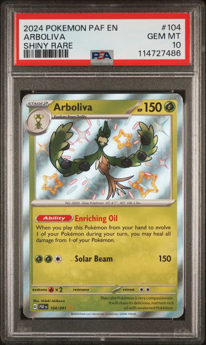 Arboliva, Paldean Fates, PSA 10