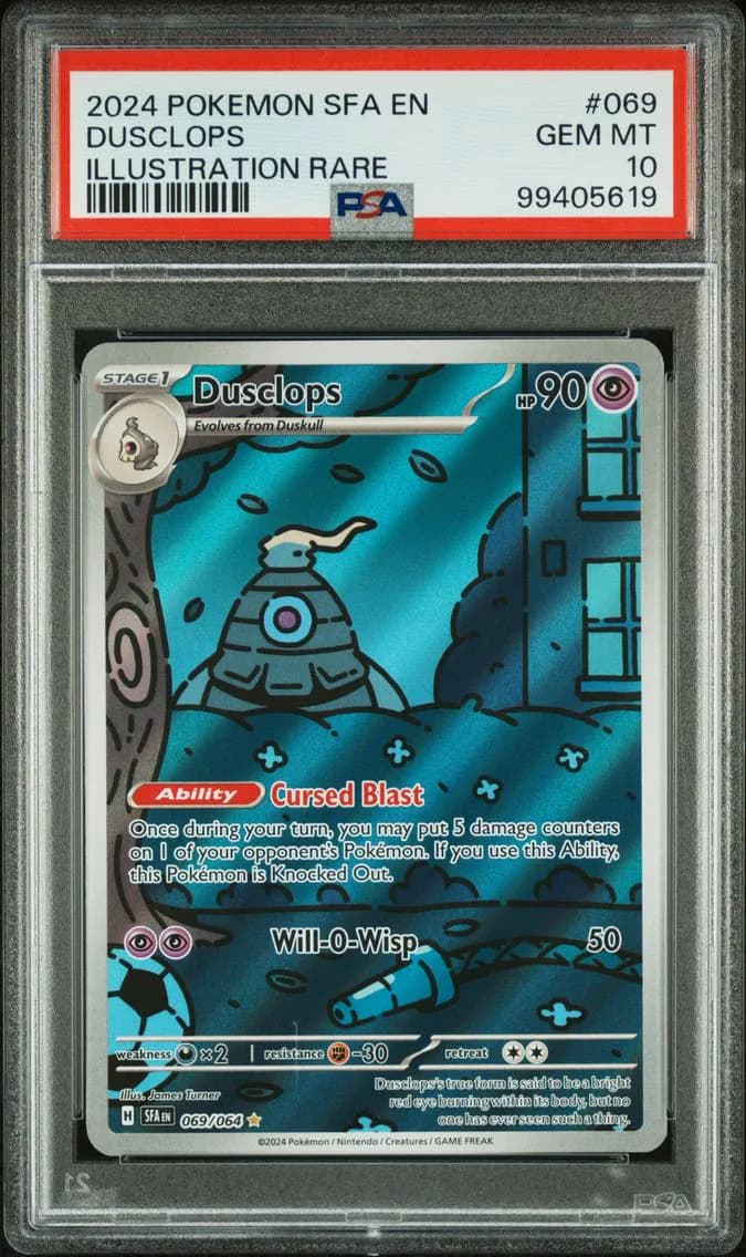 Dusclops, Shrouded Fable, PSA 10