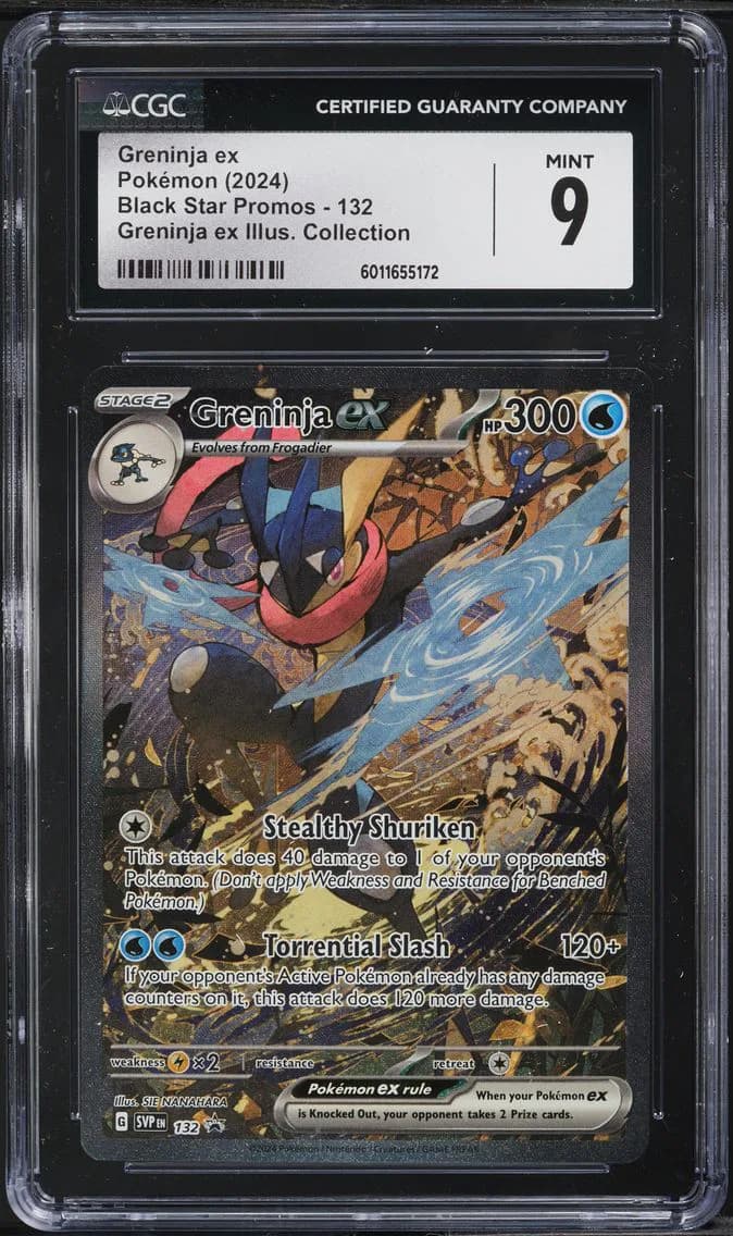 Greninja ex, Black Star Promos - Scarlet & Violet SVP EN, CGC 9