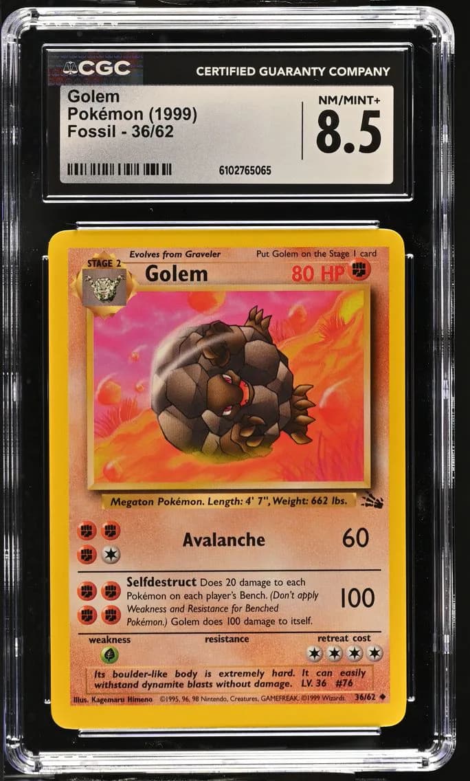 Golem, Fossil - Unlimited, CGC 8.5