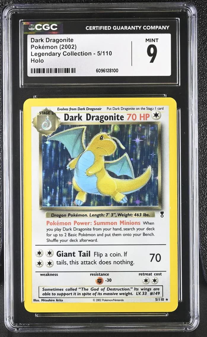 Dark Dragonite, Legendary Collection, CGC 9