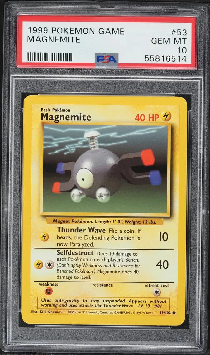 Magnemite, Game, PSA 10