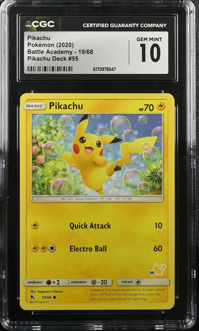 Pikachu, Battle Academy, CGC 10