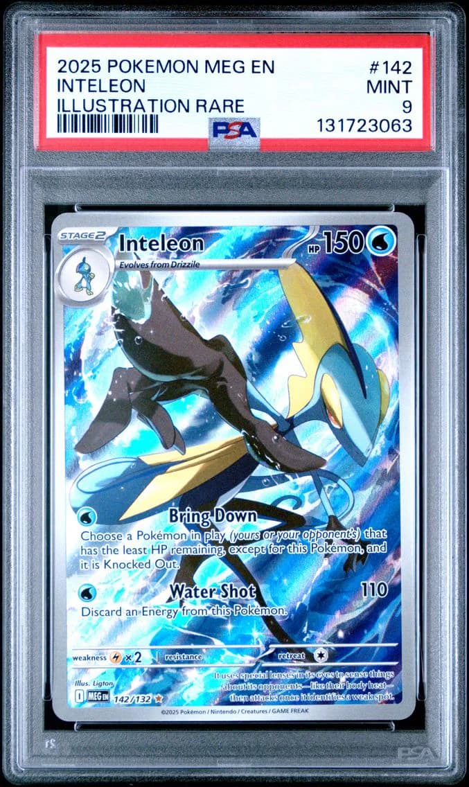 Inteleon, Mega Evolution, PSA 9