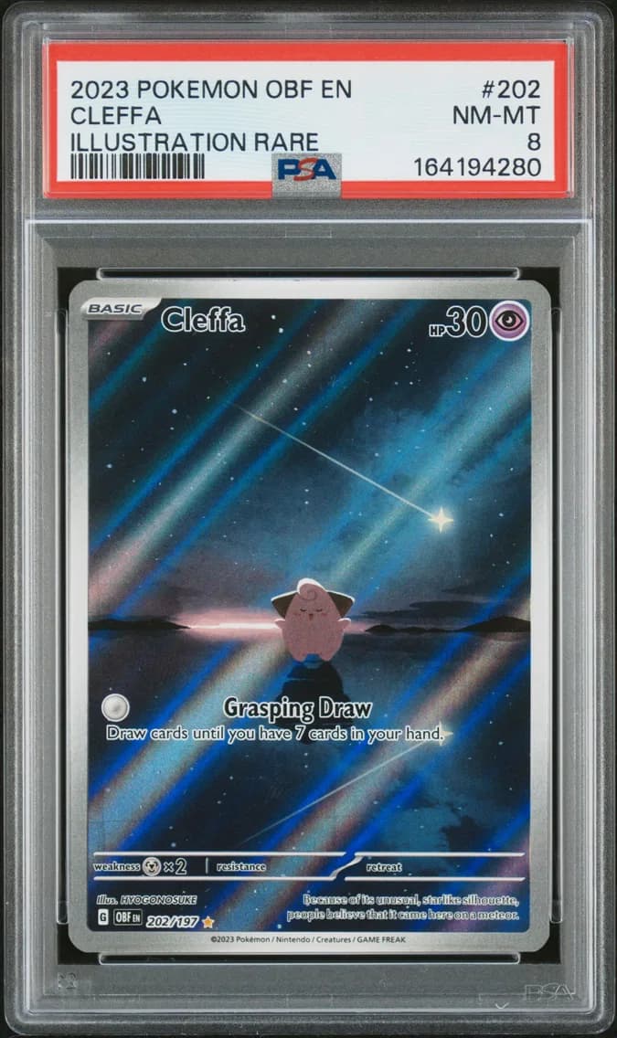 Cleffa, Obsidian Flames, PSA 8