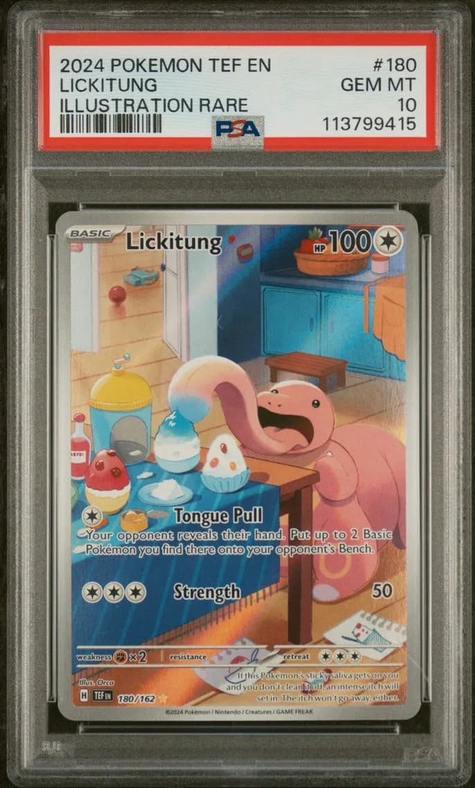 Lickitung, Temporal Forces, PSA 10