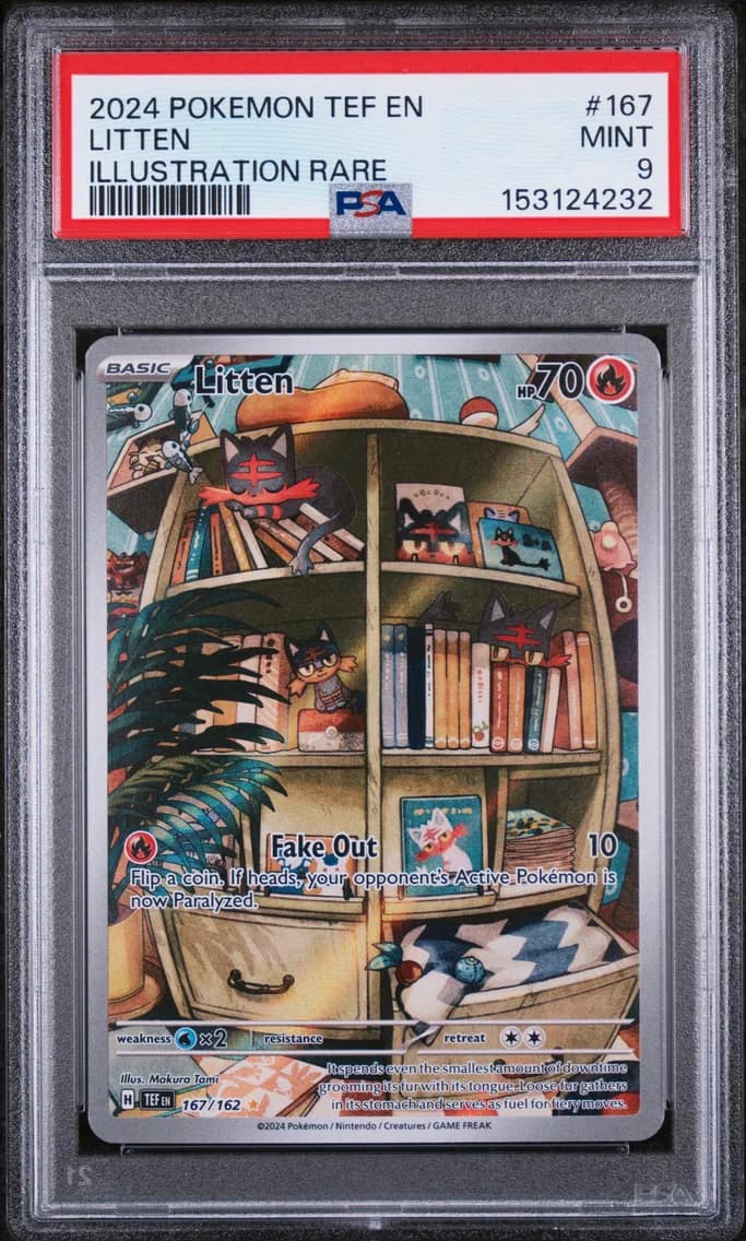 Litten, Temporal Forces, PSA 9