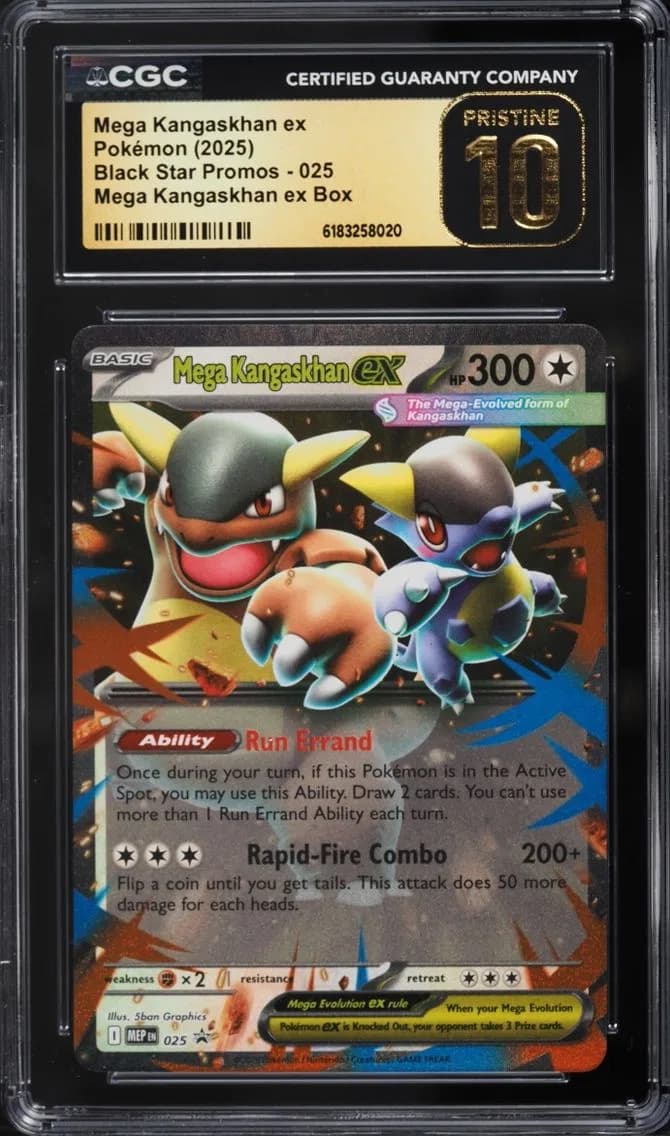 Mega Kangaskhan EX, Black Star Promos - Mega Evolution MEP EN, CGC 10