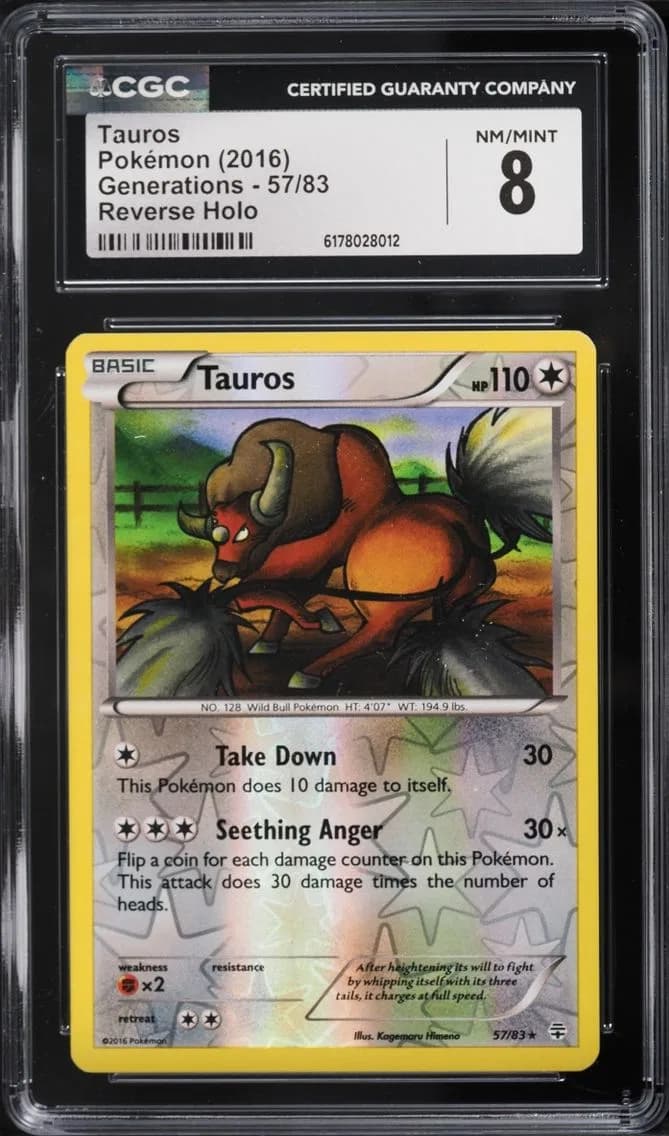 Tauros, Generations, CGC 8