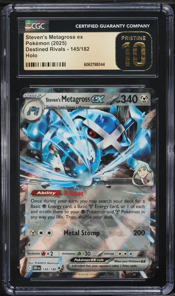Steven's Metagross ex, Destined Rivals, CGC 10
