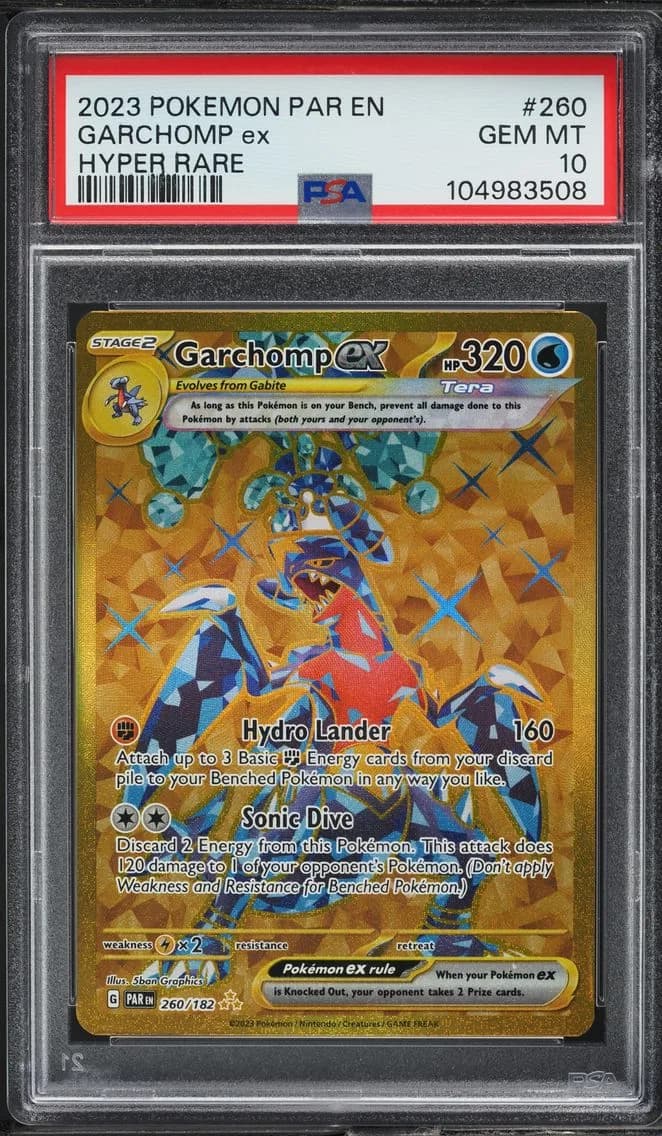 Garchomp EX, Paradox Rift, PSA 10