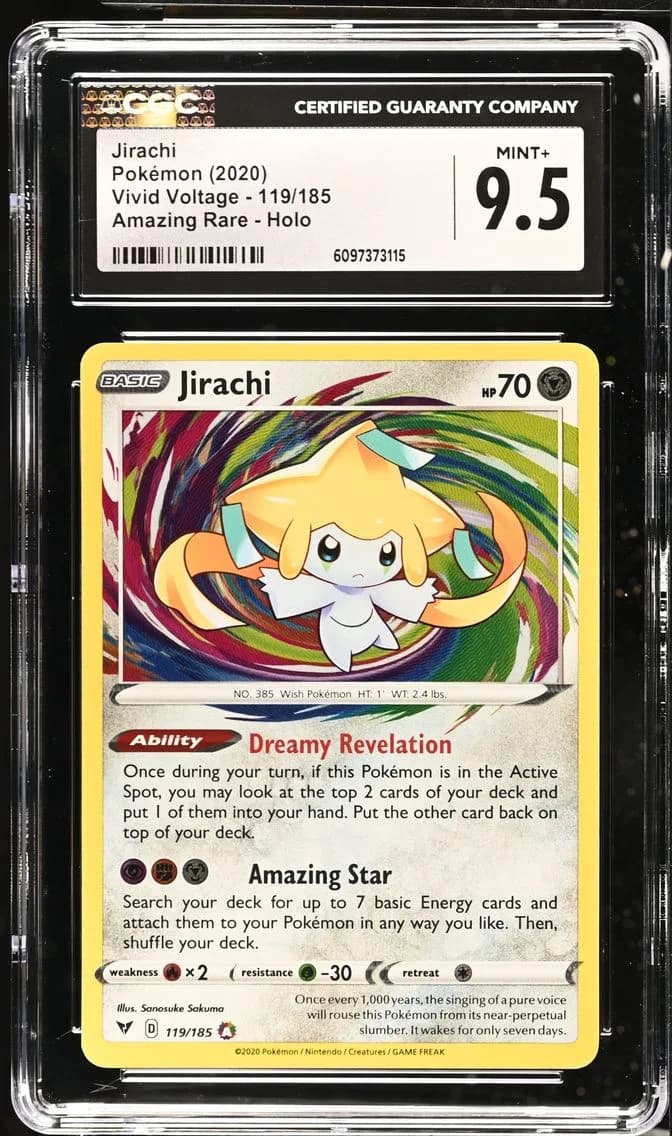 Jirachi, Vivid Voltage, CGC 9.5
