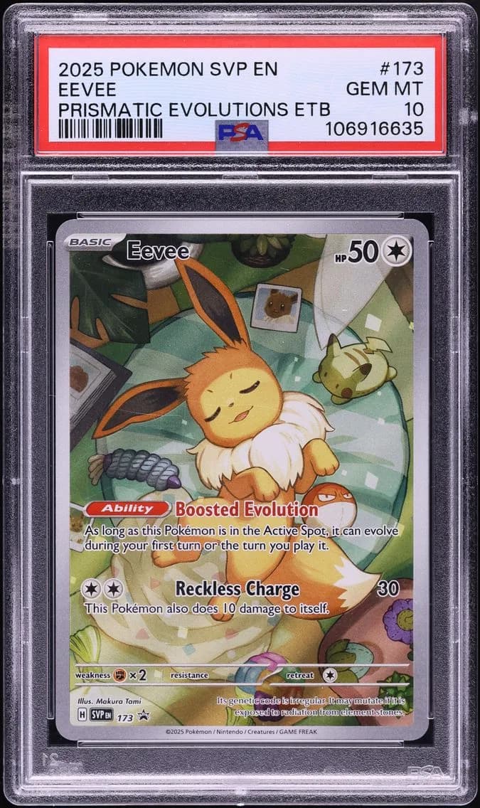 Eevee, SV Black Star Promo, PSA 10