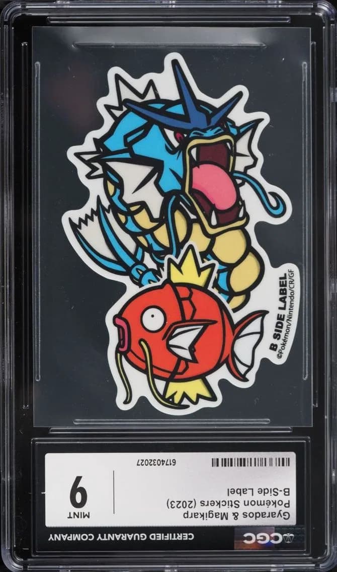 Magikarp, Pokémon Stickers (2023 B-Side Label) - Japanese, CGC 9
