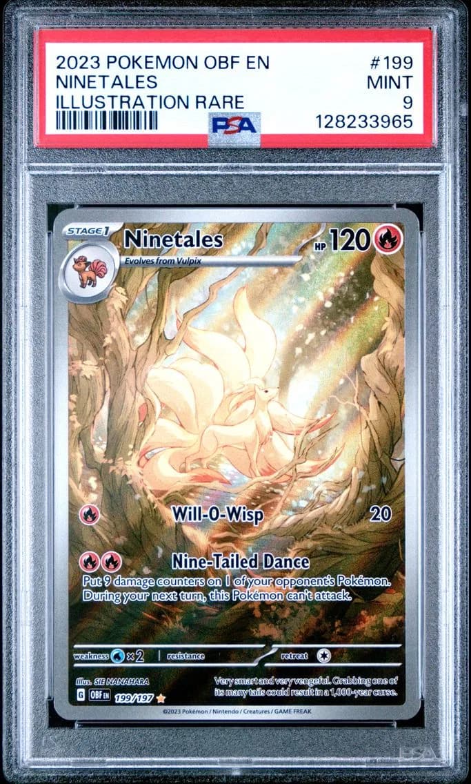 Ninetales, Obsidian Flames, PSA 9