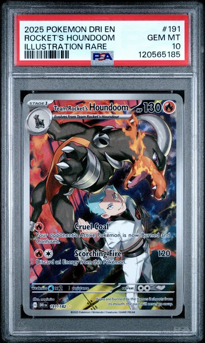 Team Rocket's Houndoom, Destined Rivals, PSA 10
