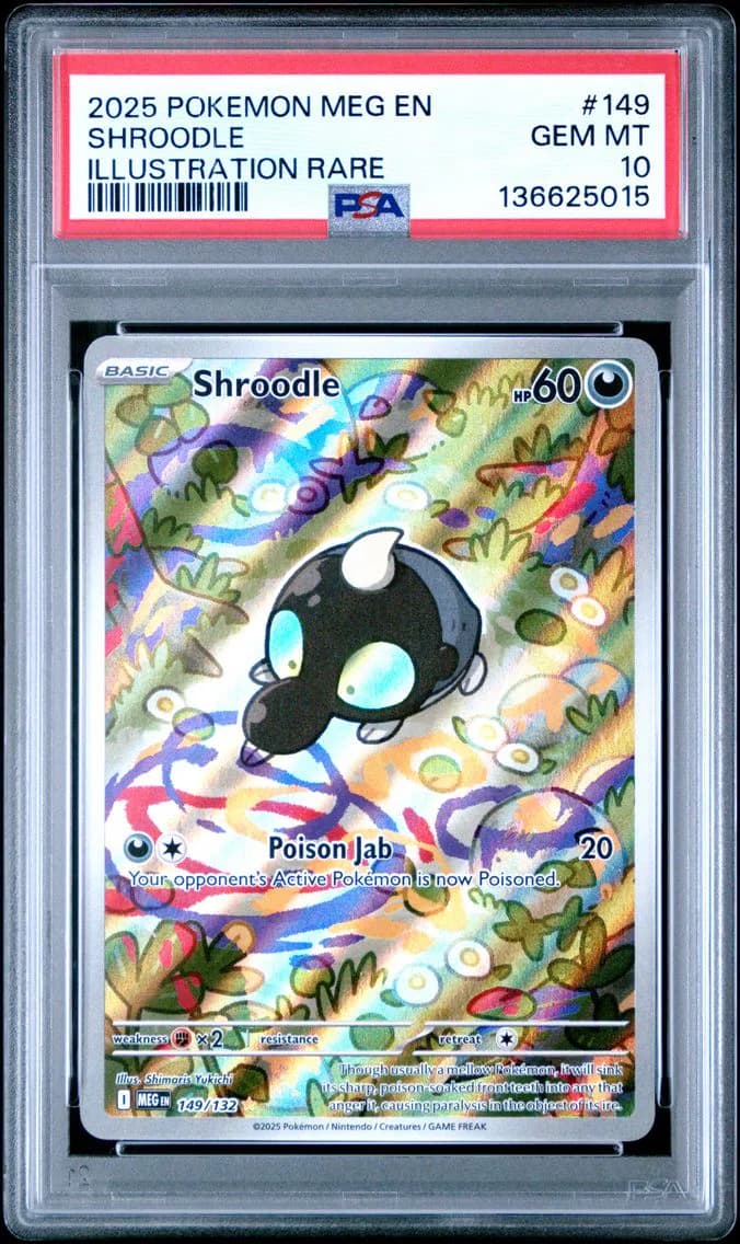 Shroodle, Mega Evolution, PSA 10