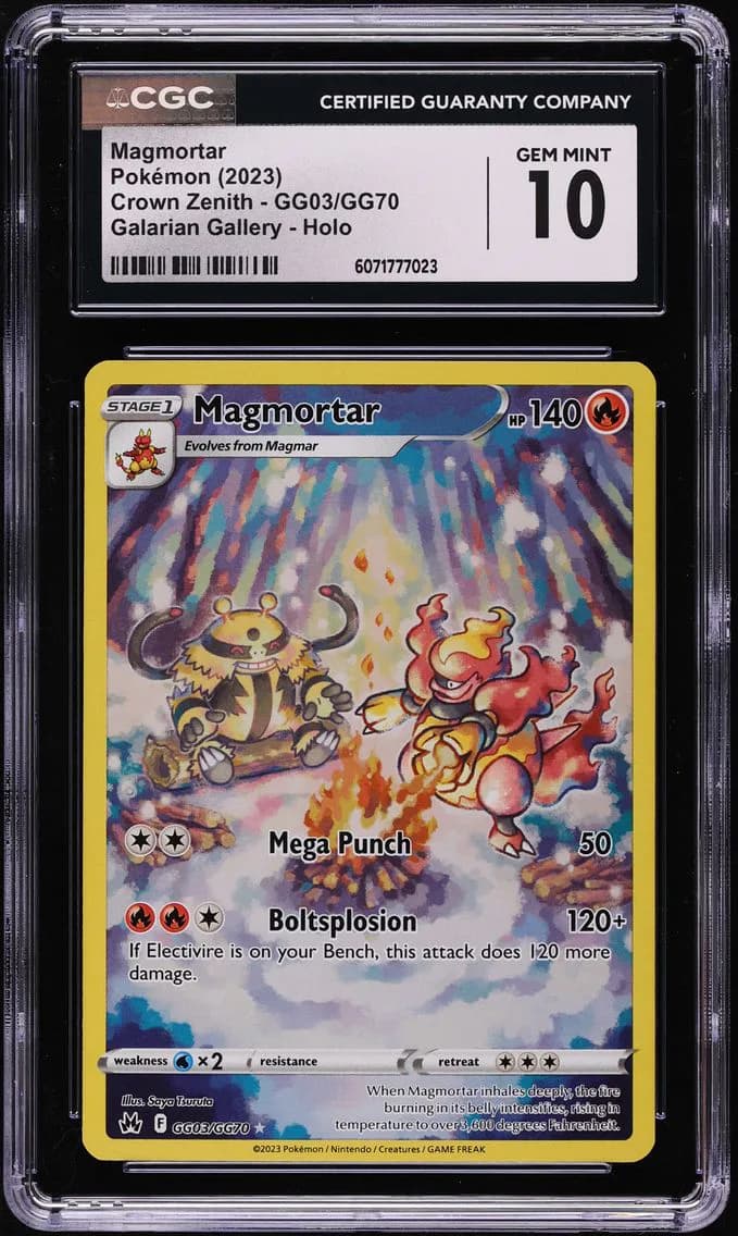 Magmortar, Crown Zenith, CGC 10