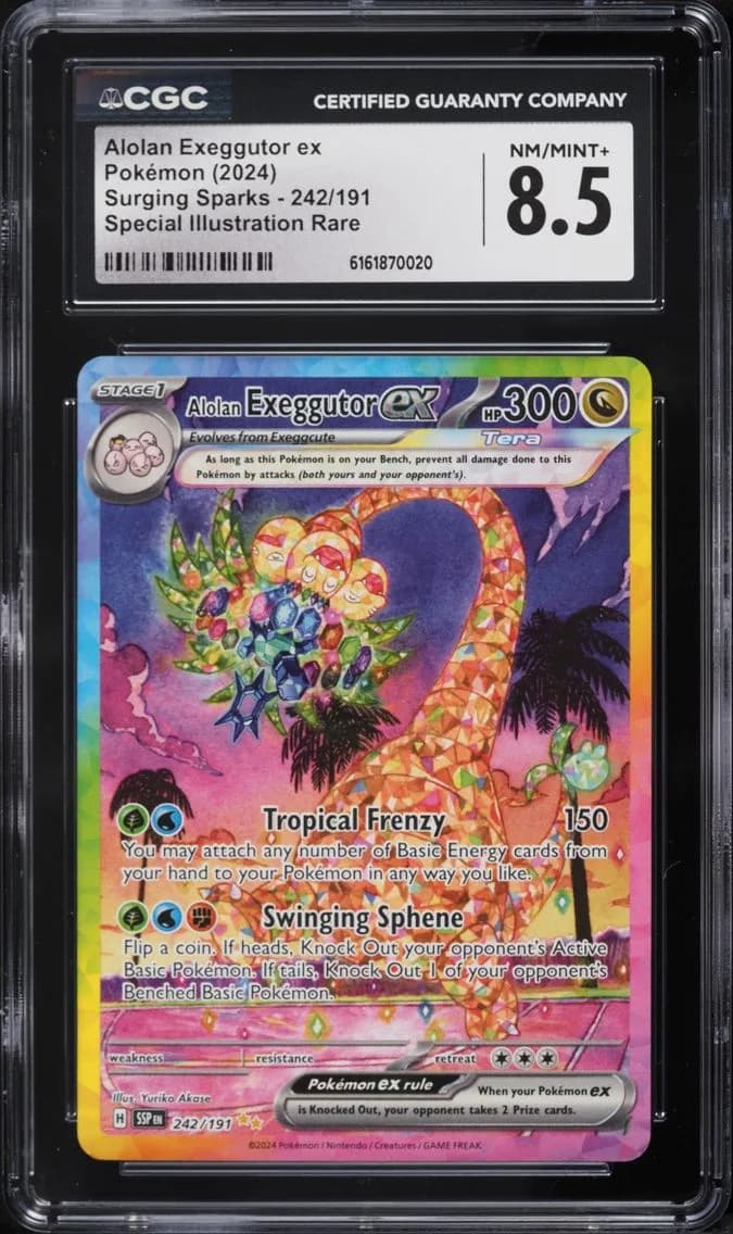 Exeggutor EX, Surging Sparks, CGC 8.5