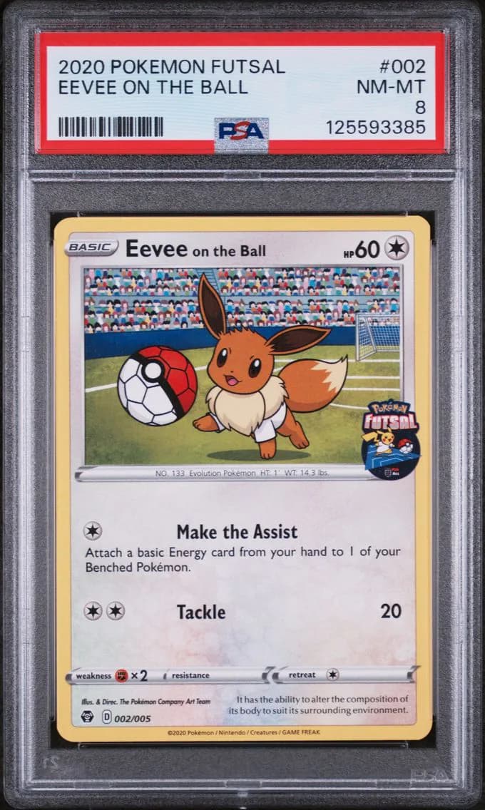 Eevee on the Ball, Futsal, PSA 8