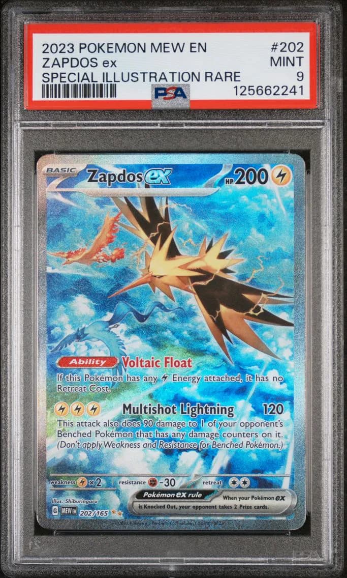 Zapdos EX, 151, PSA 9