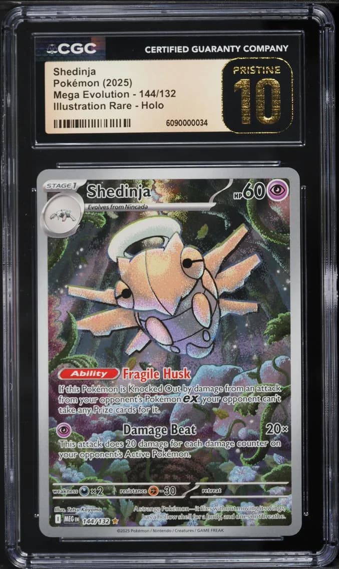 Mega Evolution IR Shedinja, Pokémon Mega Evolution, CGC 10