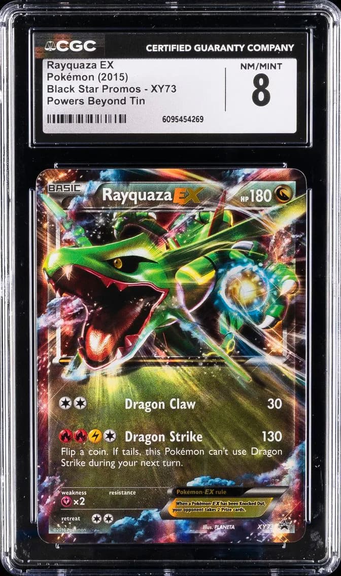 Rayquaza EX, Black Star Promos - XY, CGC 8