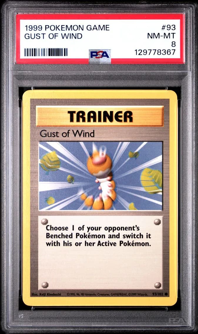 Gust of Wind, Game, PSA 8