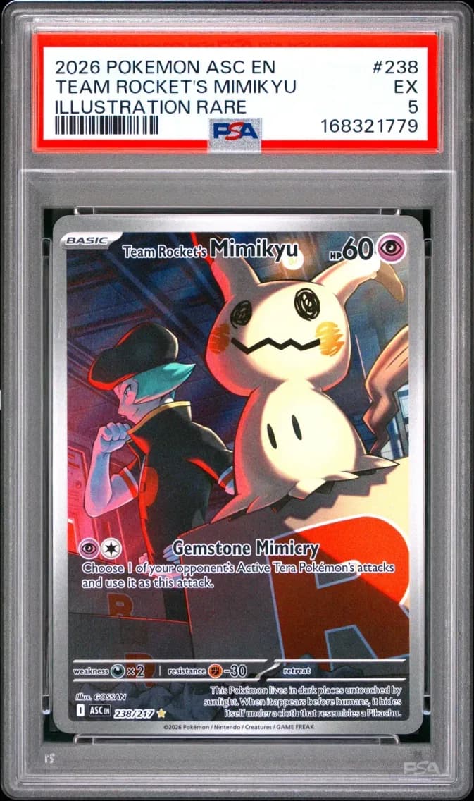 Team Rocket's Mimikyu, Ascended Heroes, PSA 5