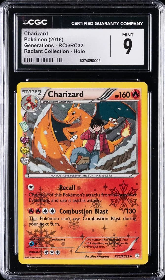 Charizard, Generations, CGC 9