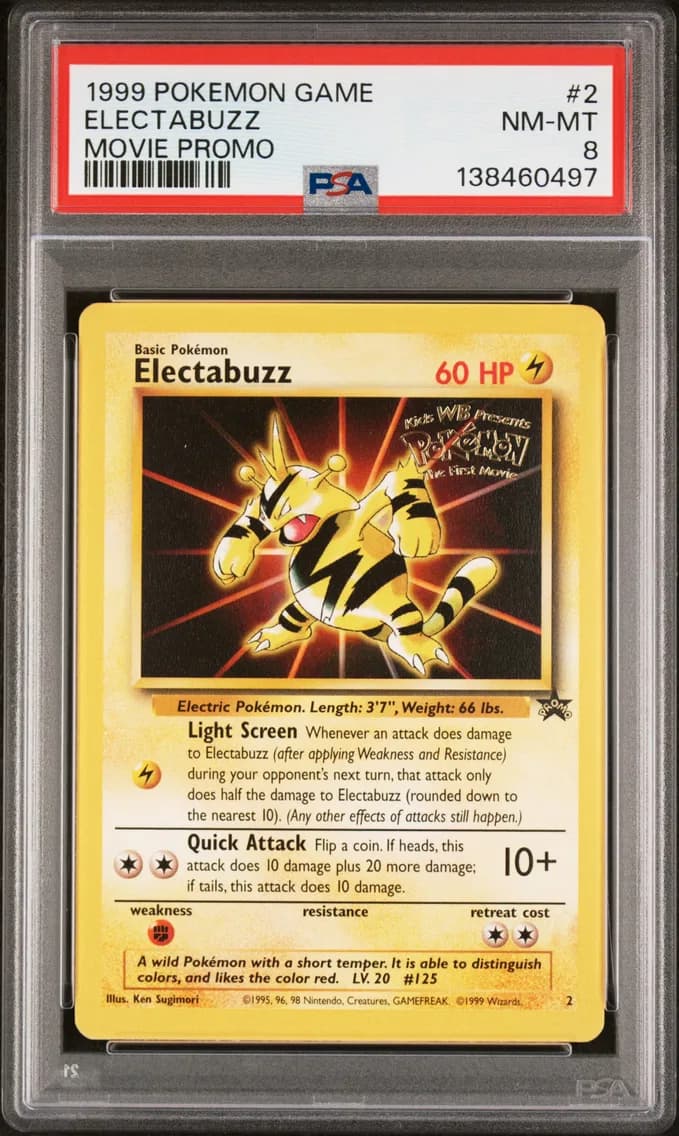 Electabuzz, Game Movie, PSA 8