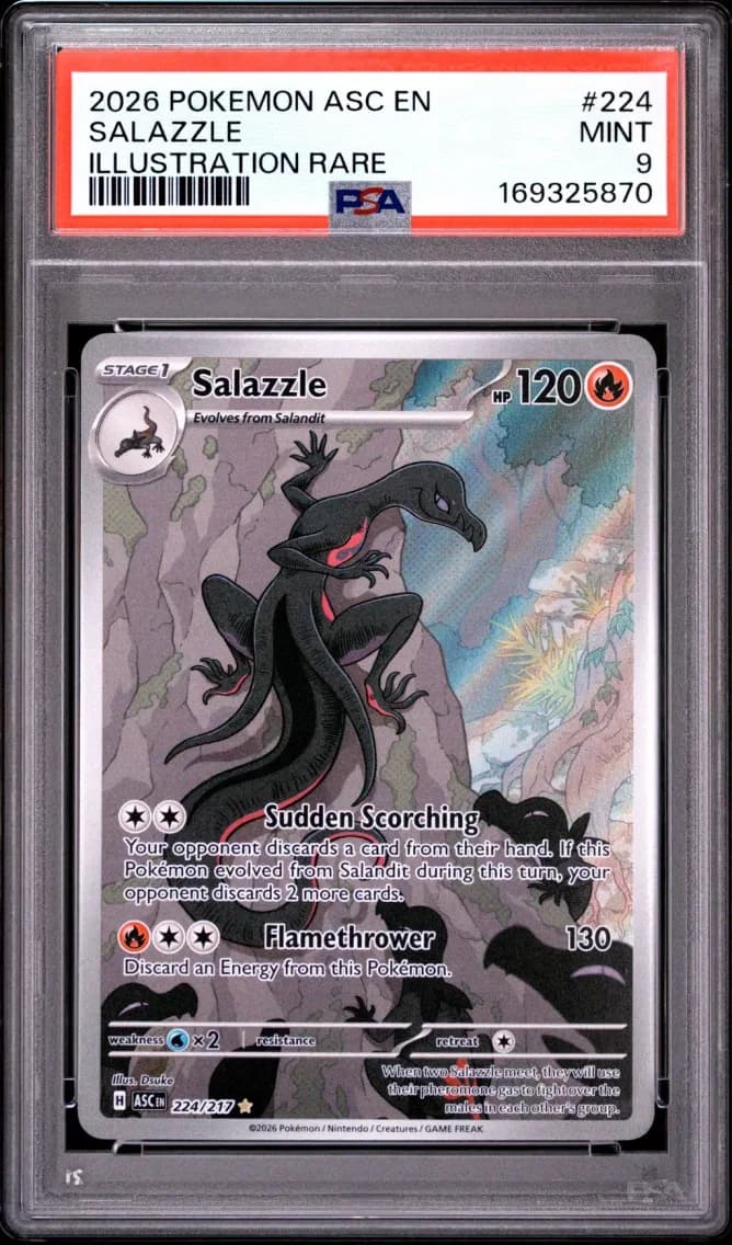 Salazzle, Ascended Heroes, PSA 9