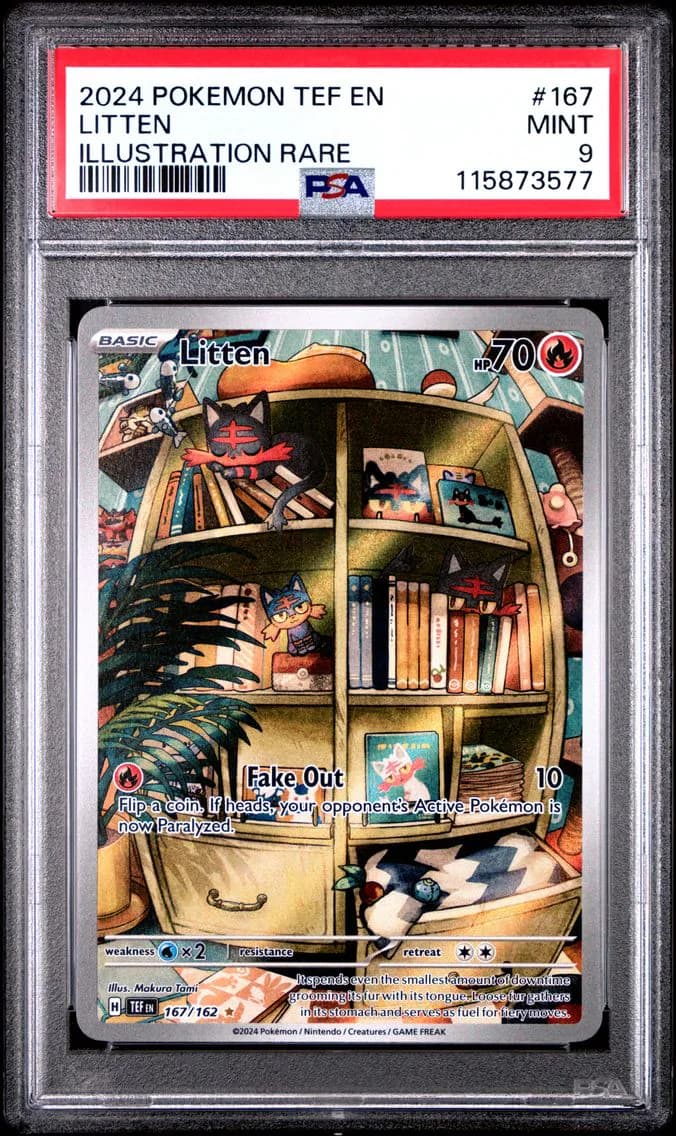 Litten, Temporal Forces, PSA 9