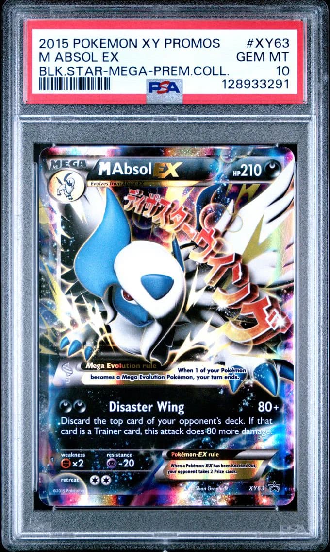 M Absol EX, XY Black Star Promos, PSA 10