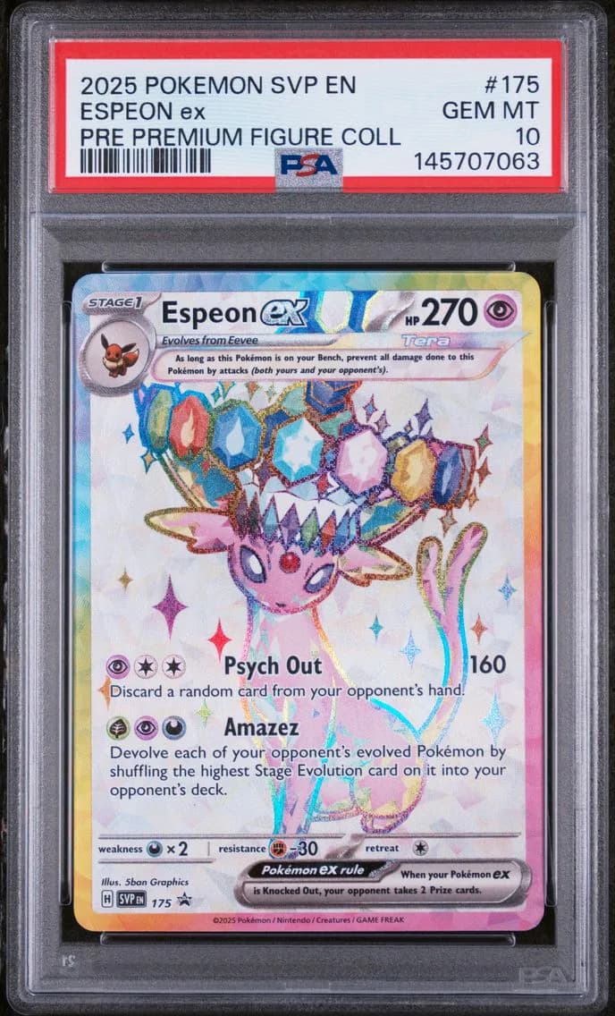 Espeon EX, SV Black Star Promo, PSA 10