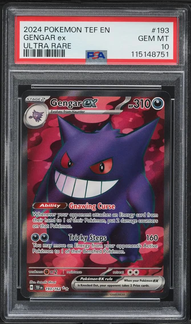 Gengar EX, Temporal Forces, PSA 10