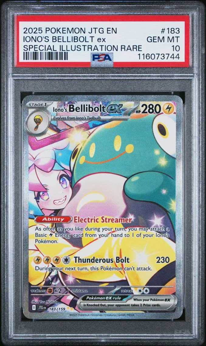 Iono's Bellibolt EX, Journey Together, PSA 10