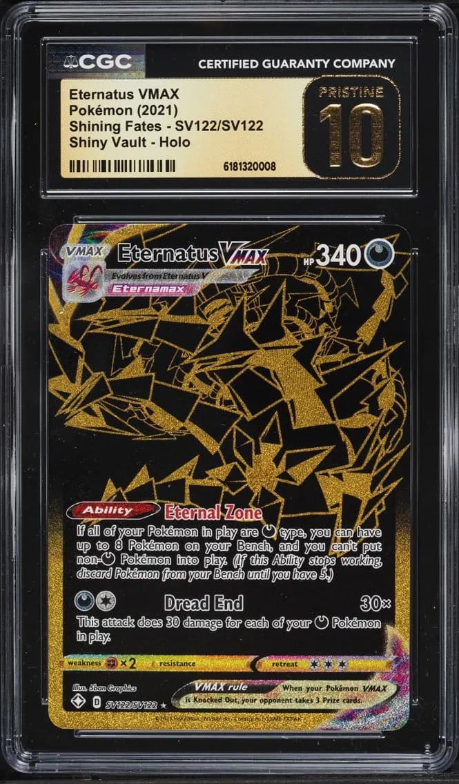 Eternatus VMAX, Shining Fates, CGC 10
