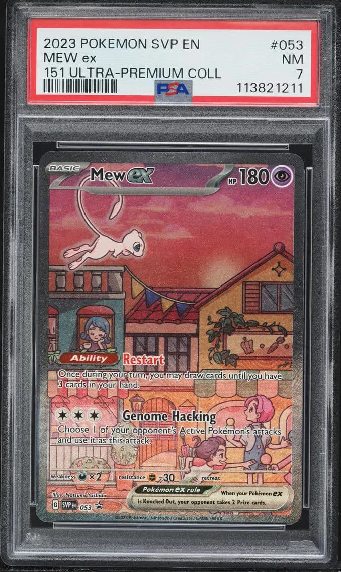 Mew EX, SV Black Star Promo, PSA 7