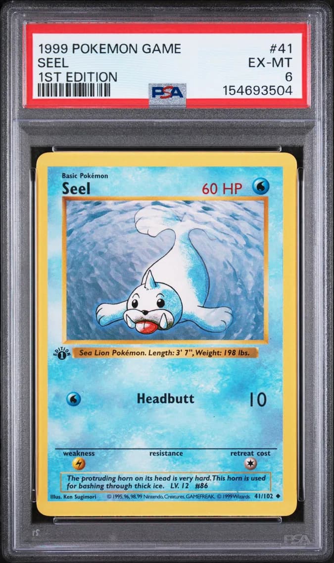 Seel 1st Edition, Game, PSA 6